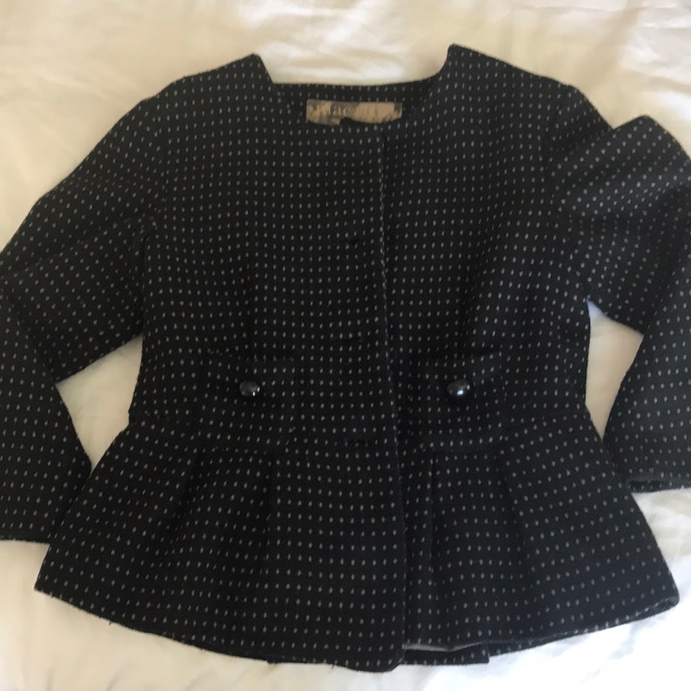 Mac and Jac wool blend peplum blazer - Picture 7 of 8